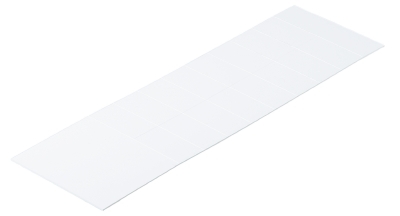 Tabliczka opisowa pod przycisk 15 x27 mm biała WMS SI2K1527W 04.420.1481.2