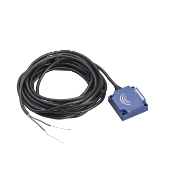 Czujnik indukcyjny 40 x 40 x 15 NO zasięg Sn 15 mm zasilanie 24V DC przewód 2 m XS9C111A2L2