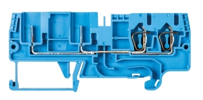 Złącze przelotowe plug-in 2,5mm2 sprężynowe niebieskie WKFN 2,5 2P/2F 56.703.2155.6