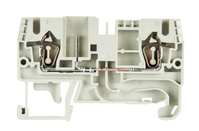 Złącze przelotowe plug-in 2,5mm2 sprężynowe szare WKFN 2,5 F/P/F 56.703.2355.0