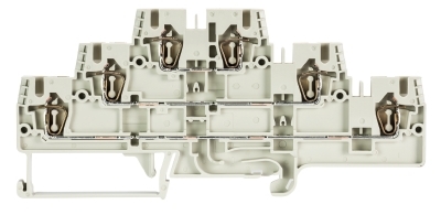 Złącze 3-piętrowe 2,5mm2 sprężynowe szare WKFN 2,5 E3/35 56.703.3055.0