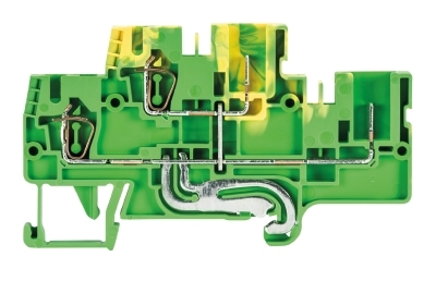 Złącze piętrowe PE plug-in 2,5mm2 sprężynowe żółto-zielone WKFN 2,5 E/F/P/SL 56.703.3655.0