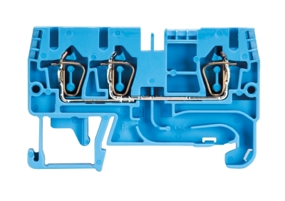 Złącze przelotowe 2,5mm2 sprężynowe niebieskie WKFN 2,5 D1/2/35 BLAU 56.703.5055.6