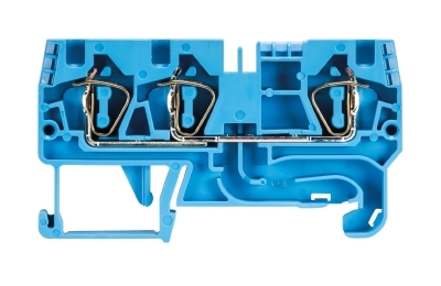 Złącze przelotowe 4mm2 sprężynowe niebieskie WKFN 4 D1/2/35 BLAU 56.704.5055.6