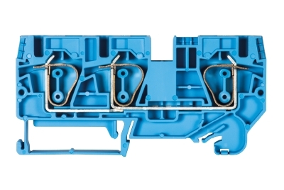 Złącze przelotowe 6mm2 sprężynowe niebieskie WKFN 6 D1/2/35 BLAU 56.706.5055.6
