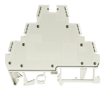 Złącze piętrowe 2,5mm2 śrubowe szare WK 2,5-3 D/U/V0 57.503.8855.0