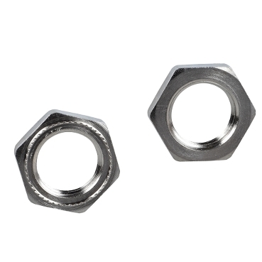 Nakrętka mocująca do czujnika cylindrycznego M18 nikiel chromowany XSZE118