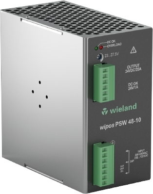 Zasilacz jednofazowy 48VDC 10A WIPOS PSW 48-10 81.000.7531.0