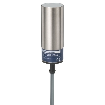 Czujnik pojemnościowy fi 32 mm NO zasięg Sn 15 mm zasilanie 24 - 230V AC przewód 2 m XT132B1FAL2