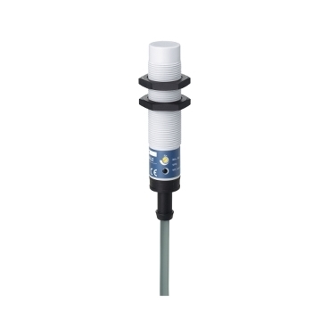 Czujnik pojemnościowy M18 NO zasięg Sn 8 mm zasilanie 24 - 230V AC przewód 2 m XT218A1FAL2