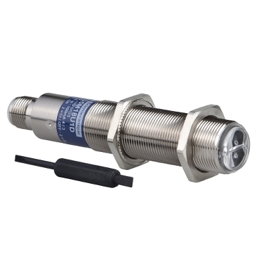 Czujnik fotoelektryczny M18 PNP NO zasięg Sn 0,,,80 m zasilanie 12 - 24V DC konektor M12 XU5M18U1D