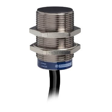 Czujnik fotoelektryczny M8 PNP NO zasięg Sn 0,05 m zasilanie 12 - 24V DC przewód 2 m XUAH0515