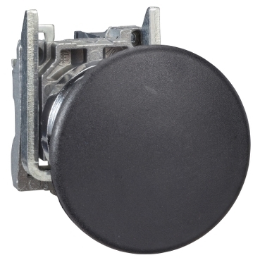 Przycisk grzybkowy metalowy czarny 1NO XB4BC21