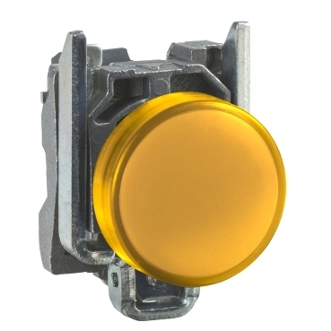 Lampka sygnalizacyjna metalowa 24V pomarańczowa XB4BVB5
