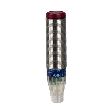 Czujnik fotoelektryczny nadajnik M18 zasięg Sn 20 m zasilanie 12 - 24V DC konektor M12 XUB0BKSNM12T
