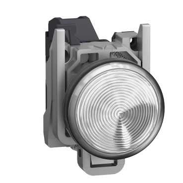 Lampka sygnalizacyjna metalowa 24 - 230V biała ATEX XB4BVBM1GEX