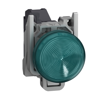 Lampka sygnalizacyjna metalowa 24 - 230V zielona ATEX XB4BVBM3GEX