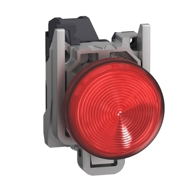 Lampka sygnalizacyjna metalowa 24 - 230V czerwona ATEX XB4BVBM4GEX