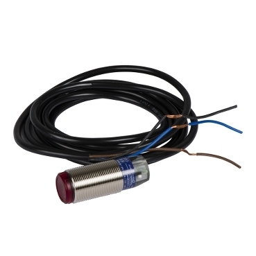 Czujnik fotoelektryczny M18 PNP NO zasięg Sn 4 m zasilanie 12 - 24V DC przewód 5 m XUB1BPANL5
