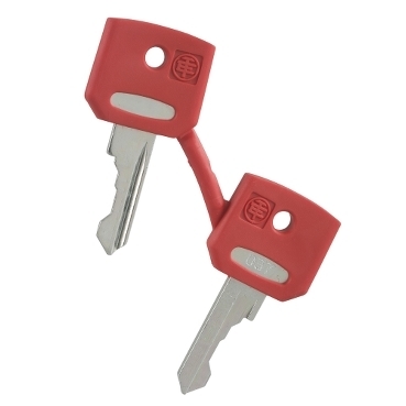 Klucz FIAT czerwony ZBGF034