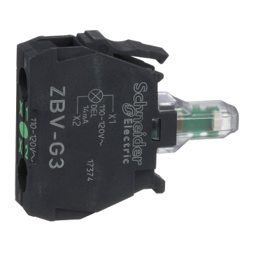 Dioda LED 110V AC zielona ZBVG3