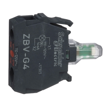 Dioda LED 110V AC czerwona ZBVG4