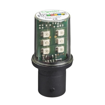 Dioda LED BA15d 110V AC żółta DL1BDG8
