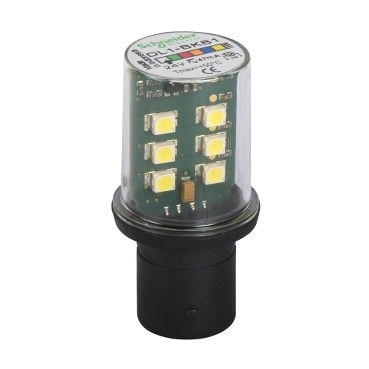 Dioda LED BA15d migająca 24V biała DL1BKB1
