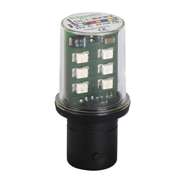 Dioda LED BA15d migająca 24V zielona DL1BKB3