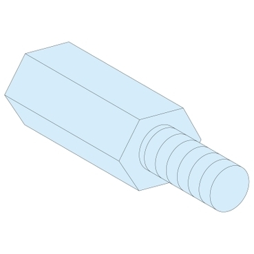 Przekładki sześciokątne M6 4 sztuk 25mm  03198