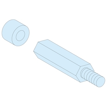Przekładki sześciokątne M8 4 sztuk 40+10mm 03199