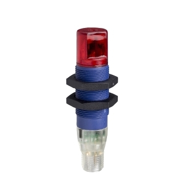 Czujnik fotoelektryczny M18 NPN NO zasięg Sn 2 m zasilanie 12 - 24V DC konektor M12 XUB9BNAWM12