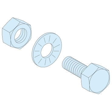 Śruby M6x20 do szyn 5mm 20sztuk 04194