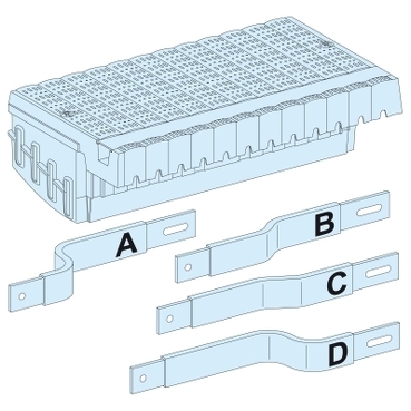 Blok rozdzielczy Polypact z przyłączam 4P 04404
