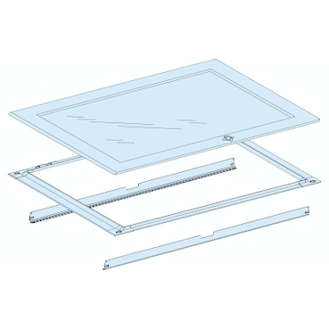 Drzwi przezroczyste 33 moduły IP55 850mm 08340