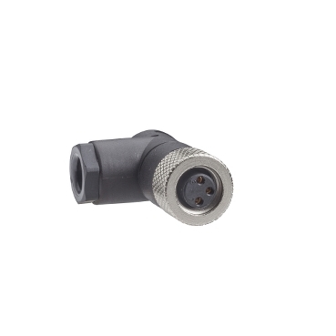 Konektor prosty żeński M8 4 piny plastikowy IP67 XZCC8FDM40S