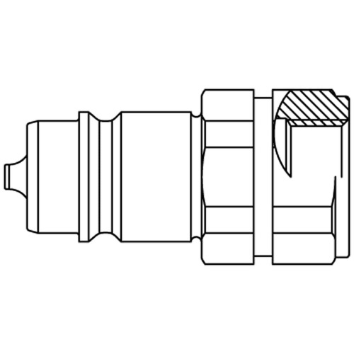 Nypel szybkozłącze seria 2000 1/2 BSPP gwint wew 250 BAR stal 4014G4X4-C