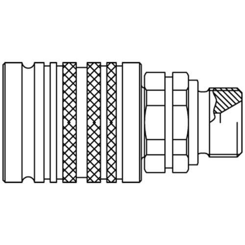 Szybkozłącze seria 2000 3/8 BSPP gwint zew 250 BAR stal 4V54F4B3-C