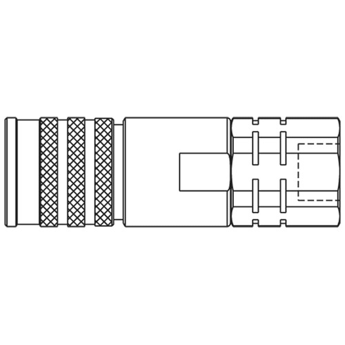 Szybkozłącze seria FEM/IF 1 1/4 BSPP gwint wew 200 BAR stal FEC-1001-20FB