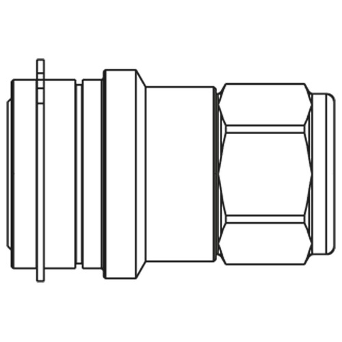 Szybkozłącze seria FF-profil Tema 1/2 BSPP gwint wew 450 BAR stal FF5010 CE