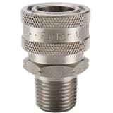 Nypel szybkozłącze seria ST 3/8 NPTF gwint zew 380 BAR stal nierdzewna SST-3M