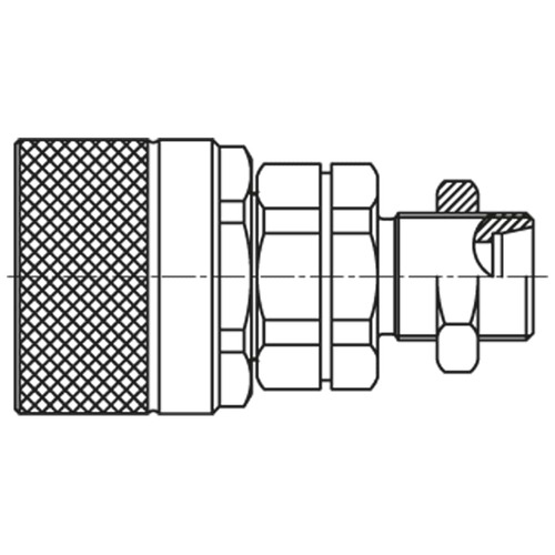 Nypel szybkozłącze seria QHPA M22x1,5 metryczny gwint zew 400 BAR stal QHPA14-E6X5-C