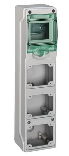 Rozdzielnica modułowa Mini Kaedra IP65 1x4 3 otwory 65x85mm 13152