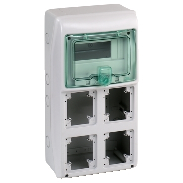Rozdzielnica modułowa Kaedra IP65 1x8 4 otwory 90x100mm 13154