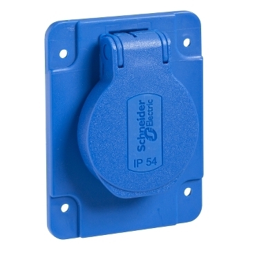 Gniazdo do Kaedra 65X85 szare IP54220V 2PT PKN61B