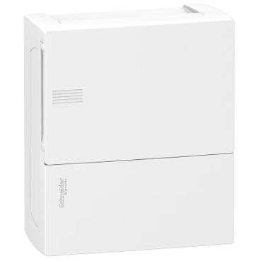 Rozdzielnica natynkowa Mini Pragma 1x8 drzwi białe MIP12108