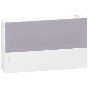 Rozdzielnica natynkowa Mini Pragma 1x18 drzwi transparentne MIP12118T