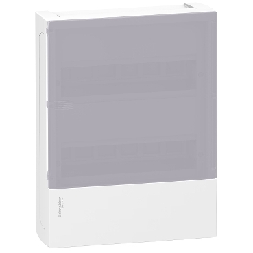 Rozdzielnica natynkowa Mini Pragma 2x12 drzwi transparentne MIP12212T