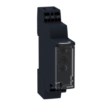 Przekaźnik wielofunkcyjny 24-240V AC DC zakres 0.1s..100h styk 1C/O RE17RMEMU