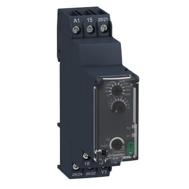 Przekaźnik czasowy opóźniony 24-240V AC/DC styk 2C/O 8A RE22R2CMR